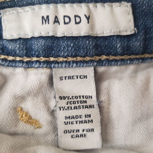 Abercrombie Maddy light blue low-rise straight leg denim jeans - Picture 9 of 11